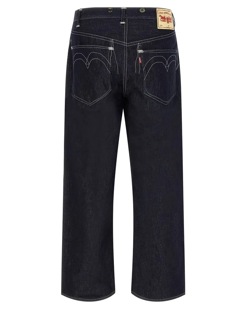 Junya Watanabe Cotton-Linen Blend Denim Jeans — Navy Navy