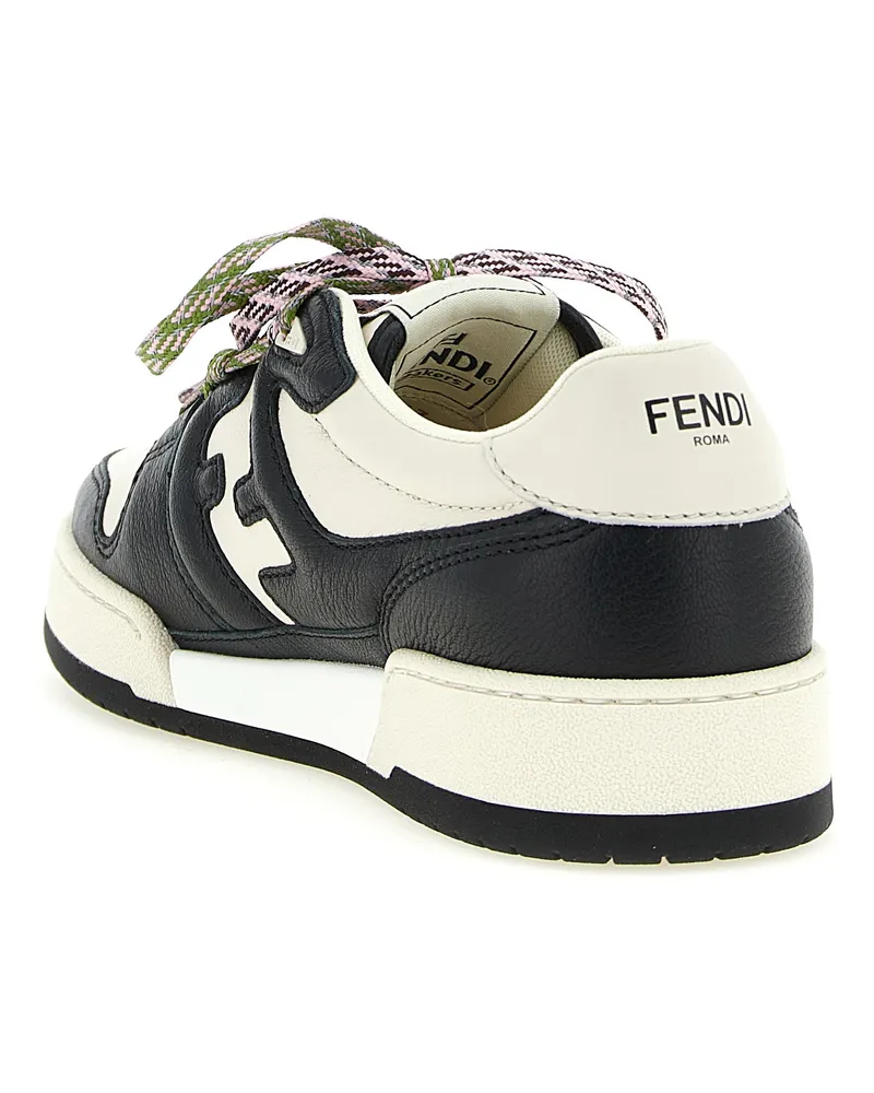 Fendi Match Sneaker — White White