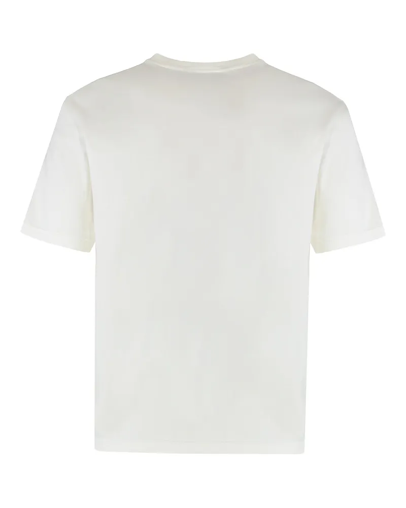 Palm Angels Embroidered Logo T-Shirt — White White