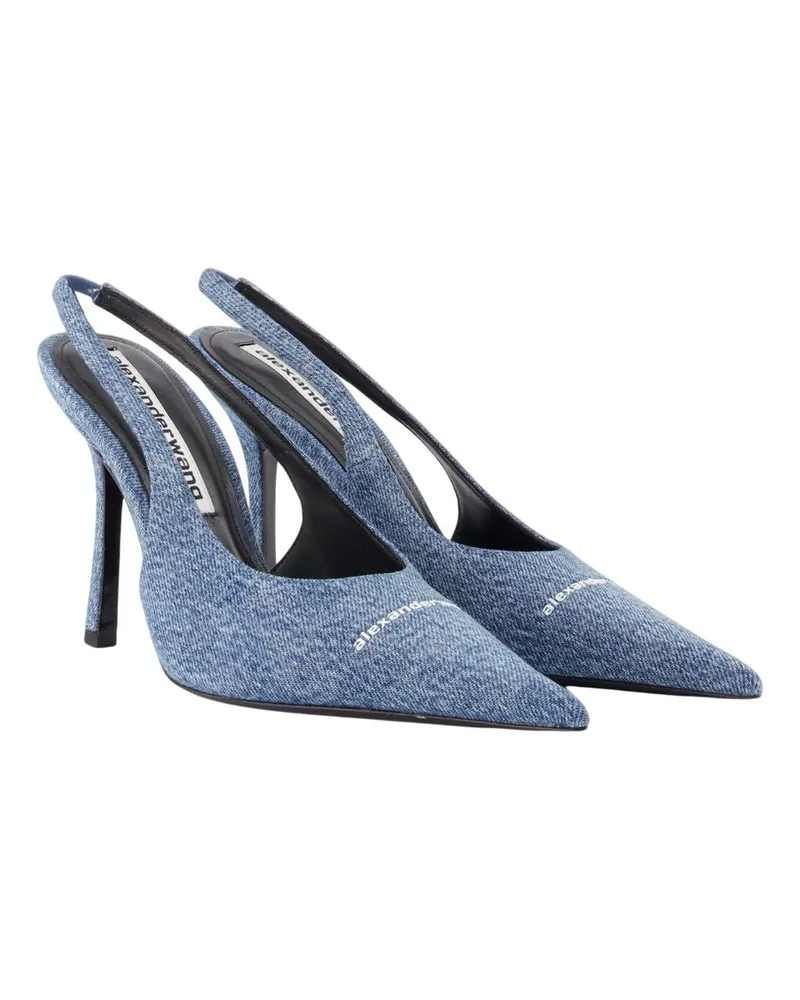 Alexander Wang Buffy Sling Back Pump — Blue Blue