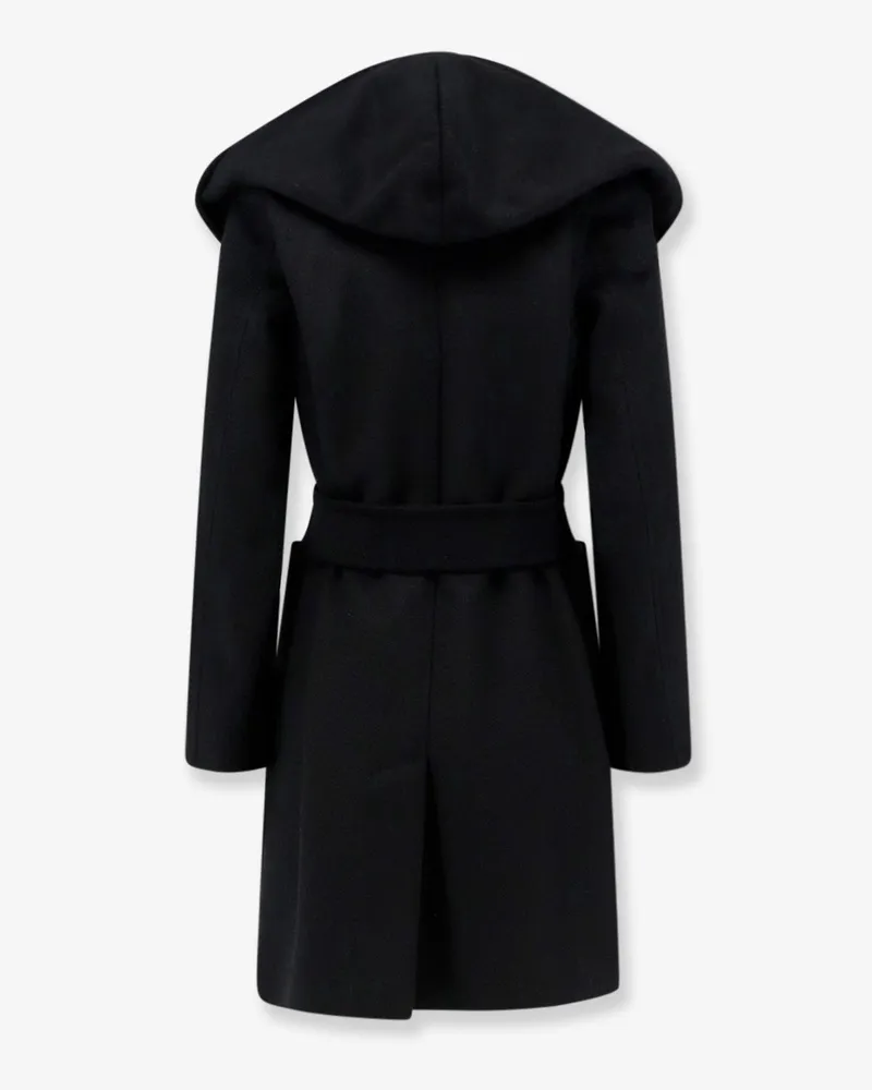 Max Mara Women's Camel Hair Coat Rialto Black Black