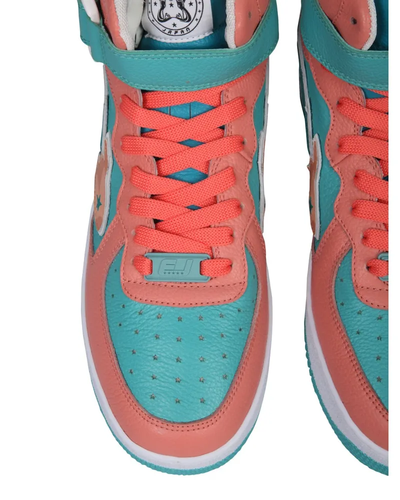 ENTERPRISE JAPAN Rocket Mid Sneakers — Blue Blue