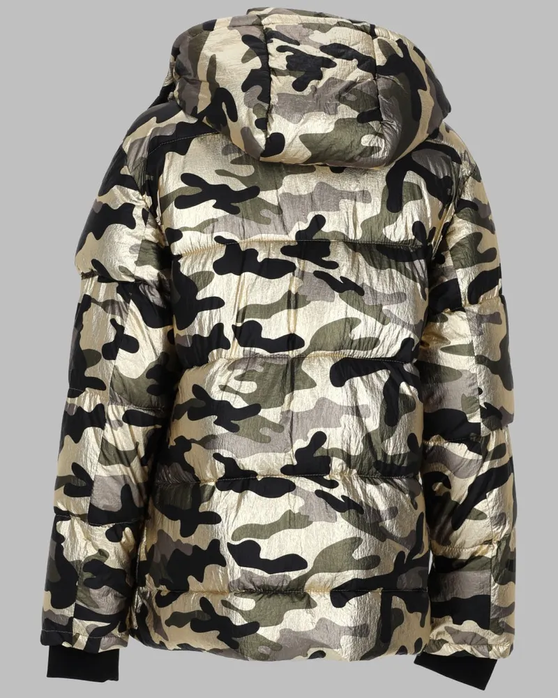 Canadian Classics Hooded Nylon Puffer Jacket — Green Green