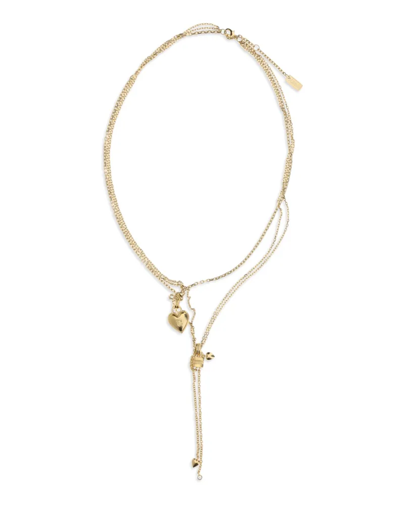 Chloé Women's Necklace Paddington Mini Vintage Gold Brass Necklaces Gold