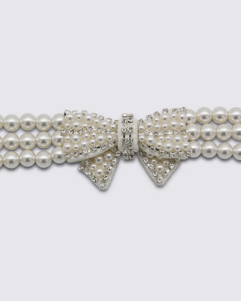 Self-Portrait Women's Bijoux Cream _brass White