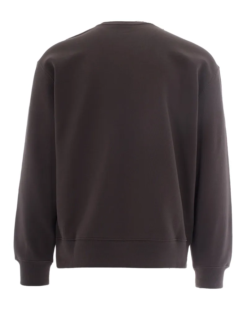 Kitsuné Men Sweatshirt Comfort Dreaming Fox Beluga Sweatshirts Sweater Gray