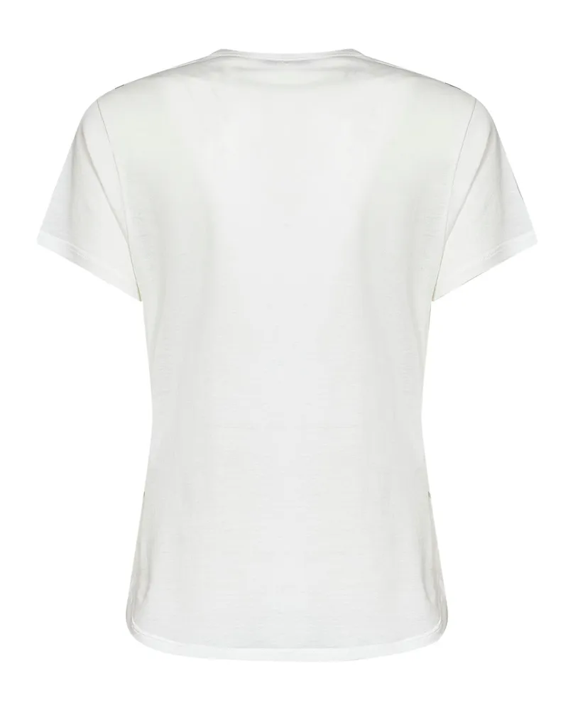 Fendi Women T-Shirt Cotton Jersey Ivory T-Shirts & Jerseys White