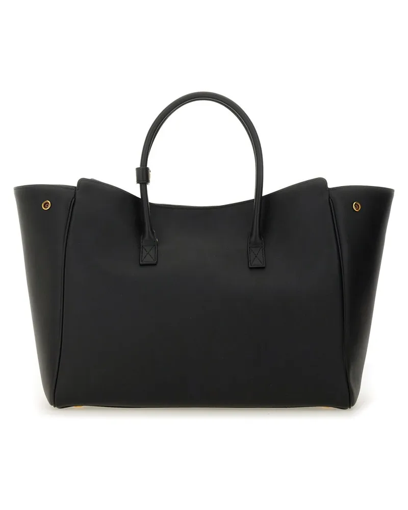 Balenciaga Domesticated Calf Leather Shoulder Bag — Black Black