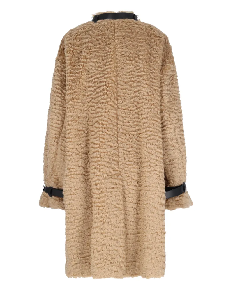 Jil Sander Women's Jackets Brown Main Material: Mohair Beige