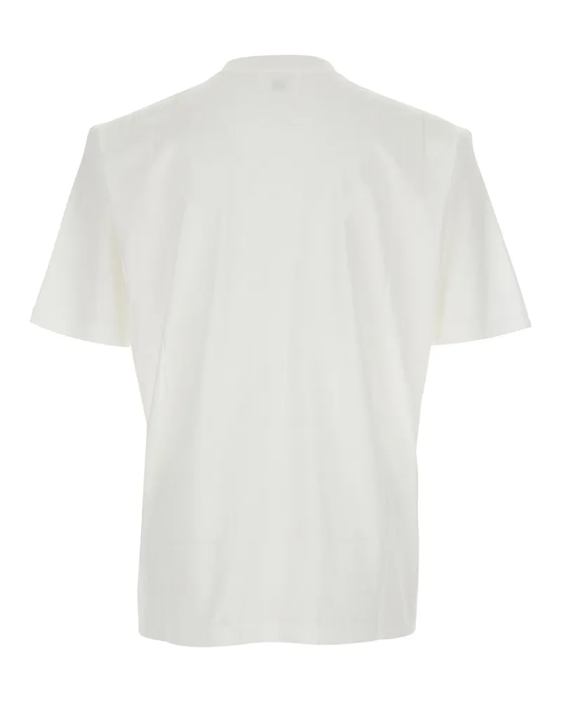 C.P. Company Men's T-Shirt 0 Gravity White Cotton T-Shirts And Polos White