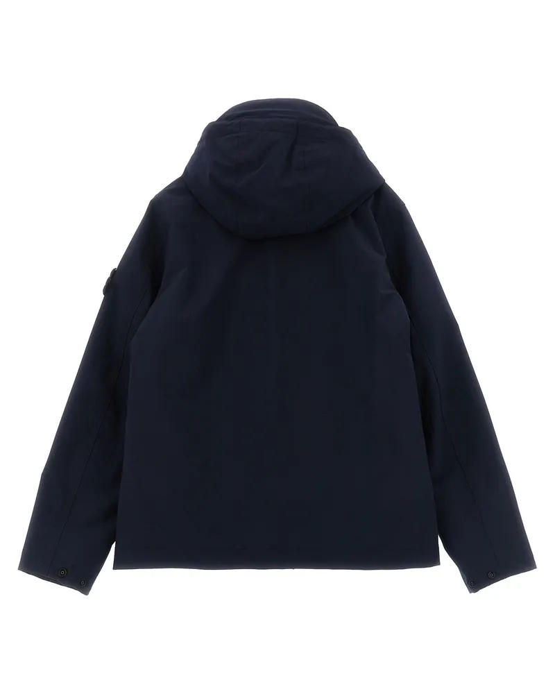 Stone Island Three-Layer Technical Coat — Navy Navy