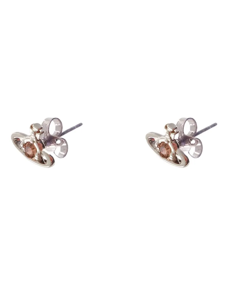 Vivienne Westwood Women's Nano Solitaire Earrings -  Metal Silver Jewelry-Watches Silver