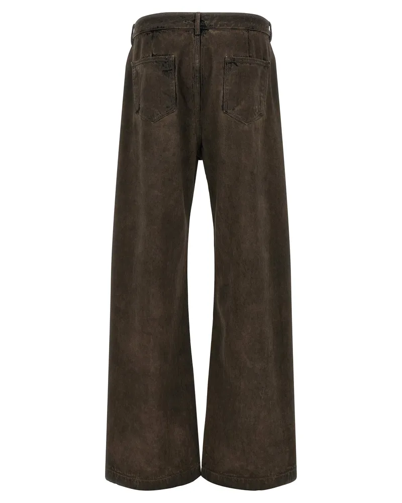 DRKSHDW by Rick Owens Geth Jeans — Brown Brown
