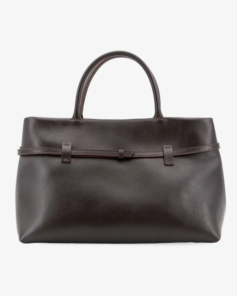 Manu Atelier Women's Leather Handbag Le Cambon 35 Brown Handbags Hand Bags Brown