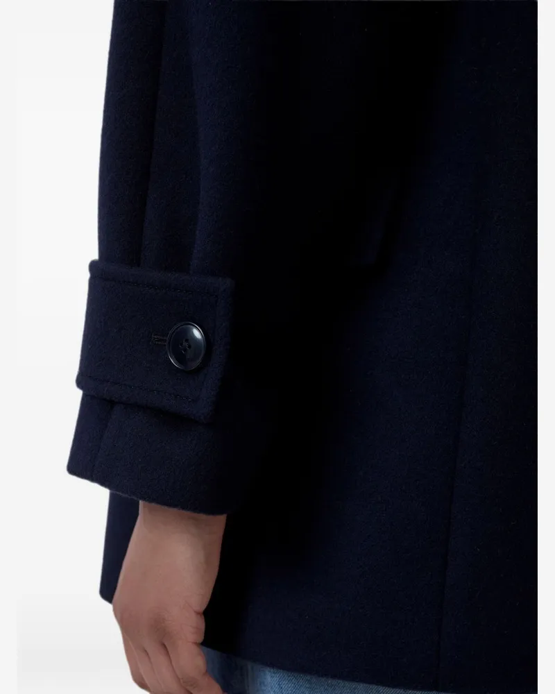 Closed Double-Breasted Wool Coat — navy Navy
