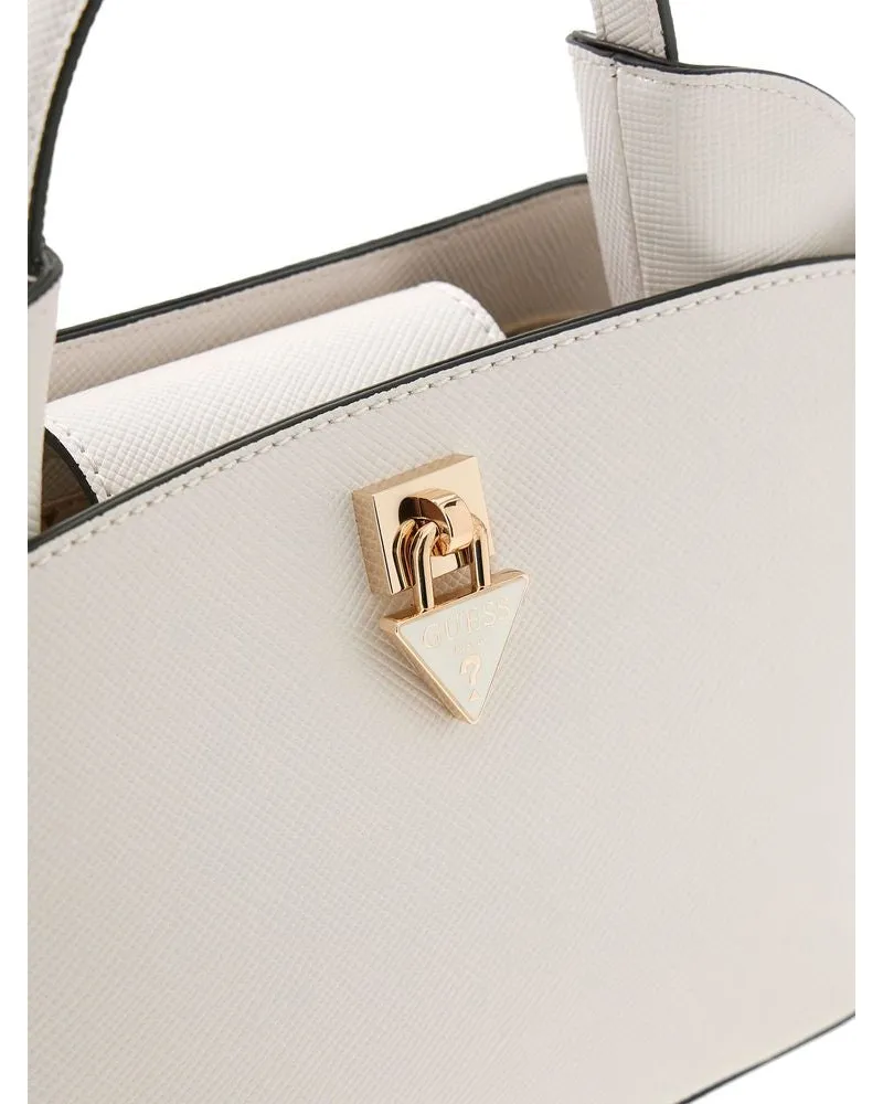 Guess Women's Tote Bag Off White Polyurethane - Tote-Bags White