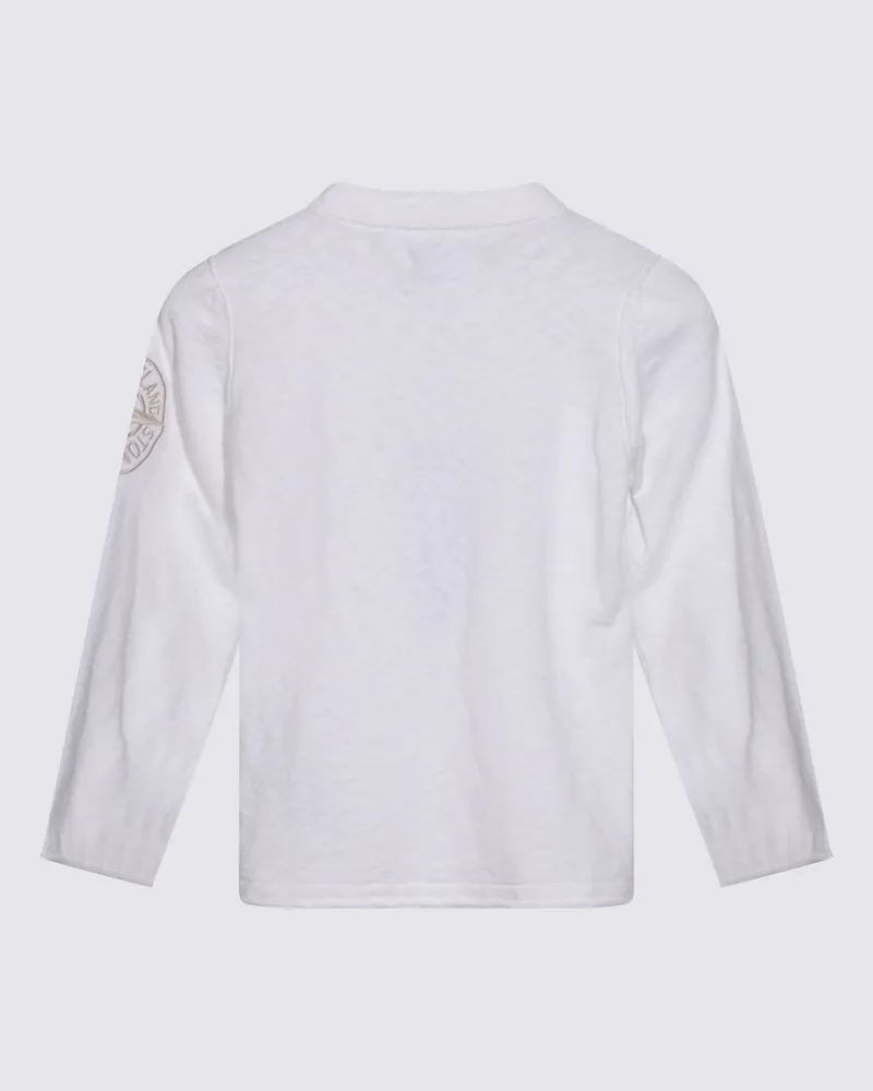 Stone Island Kids' Sweaters White _co Ea White
