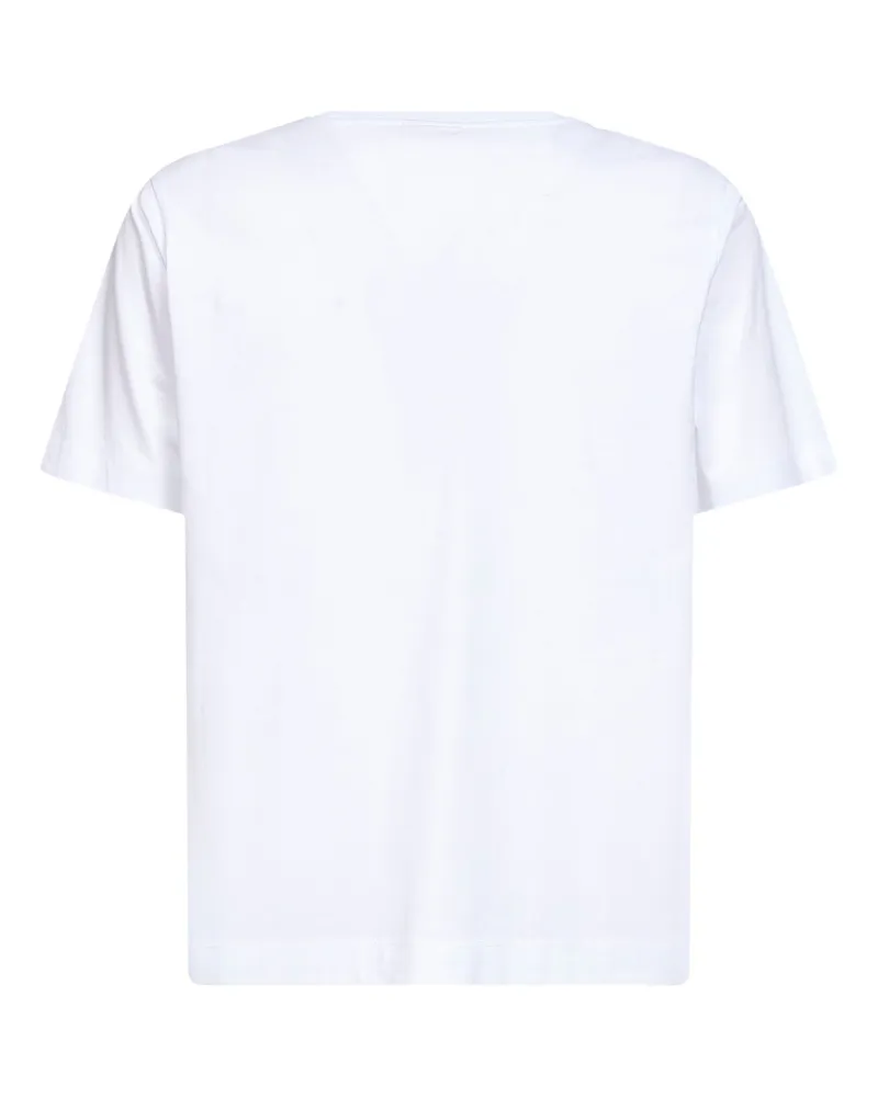 Dries van Noten Crewneck Cotton T-Shirt — White White
