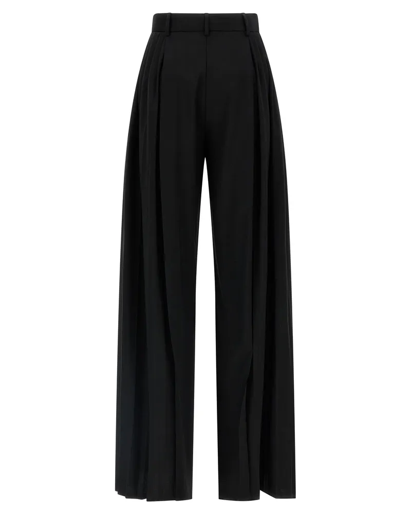 Giuseppe di Morabito Tailored Wool Canvas Trousers — Black Black