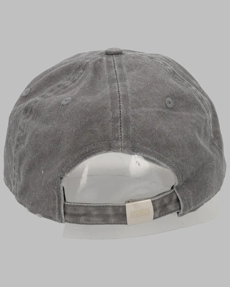 Maison Margiela S52TC0070_M13318858 Baseball Cap — Gray Gray