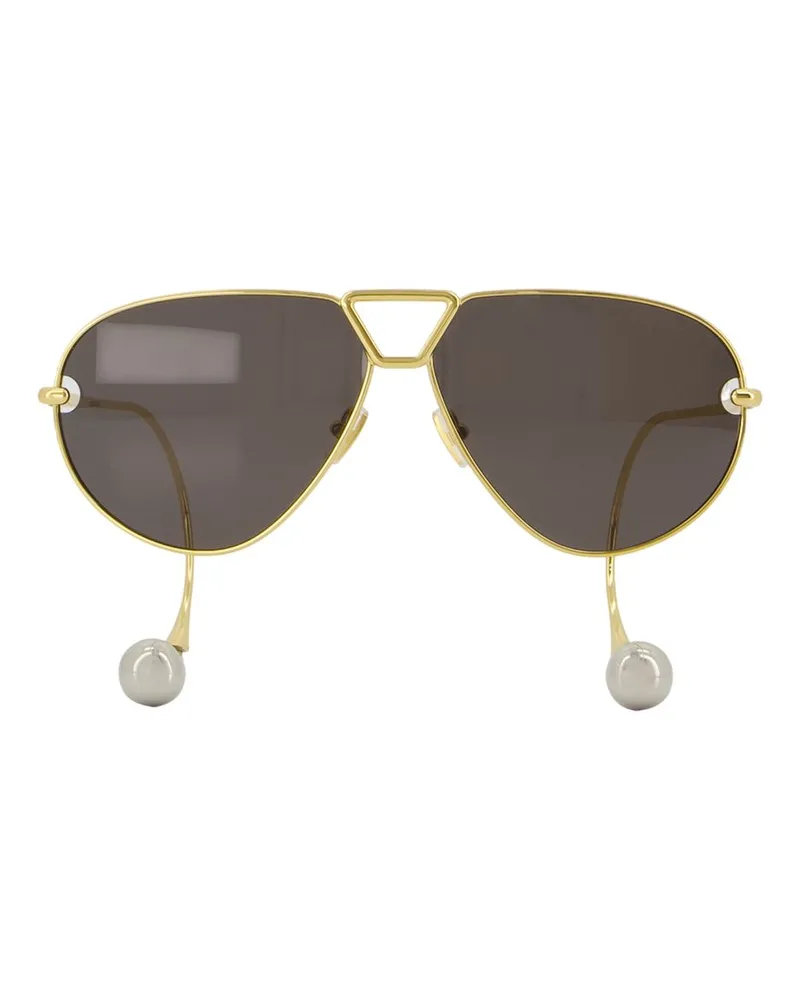 Bottega Veneta Women's Bv1437s Sunglasses -  Metal Gold Accessories Gold