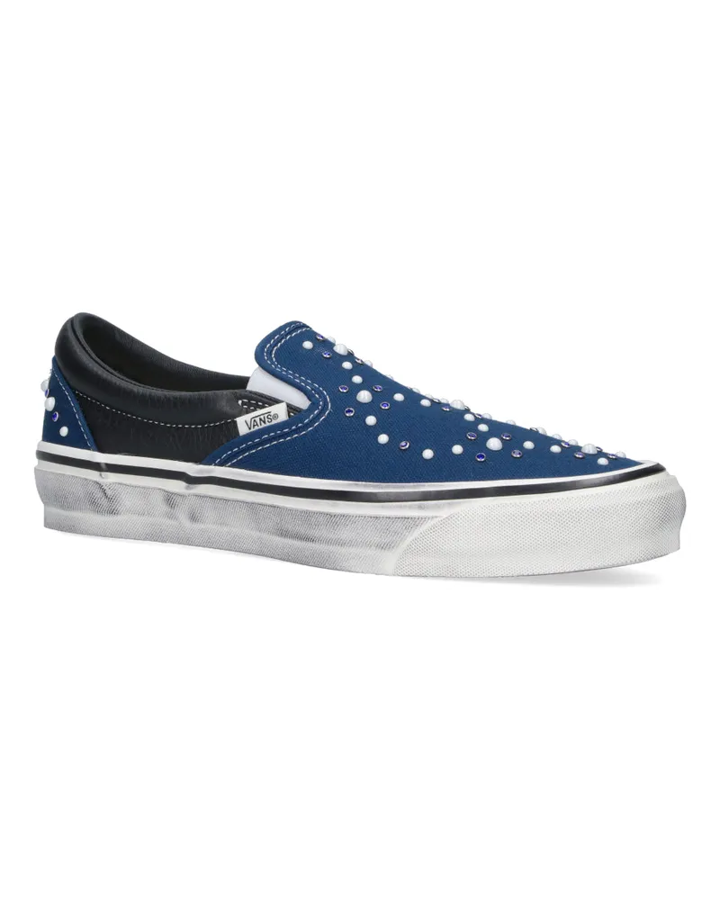 Vans Men's Sneakers Blue Fabric Navy