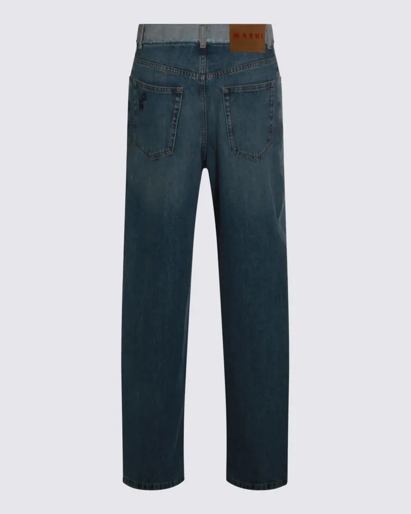 Marni Women's Jeans Azure _100 % Co Blue