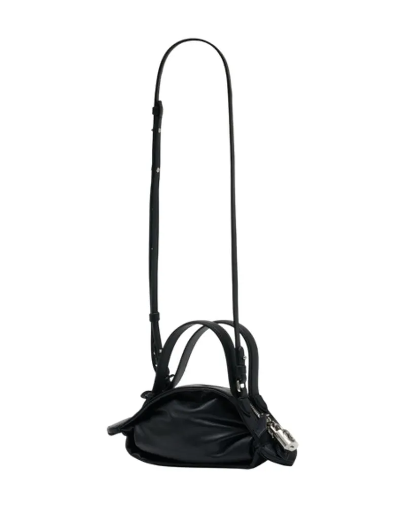 Kenzo Women's Mini Crossbody -  Leather Black Lambskin Bags Crossbodies Black
