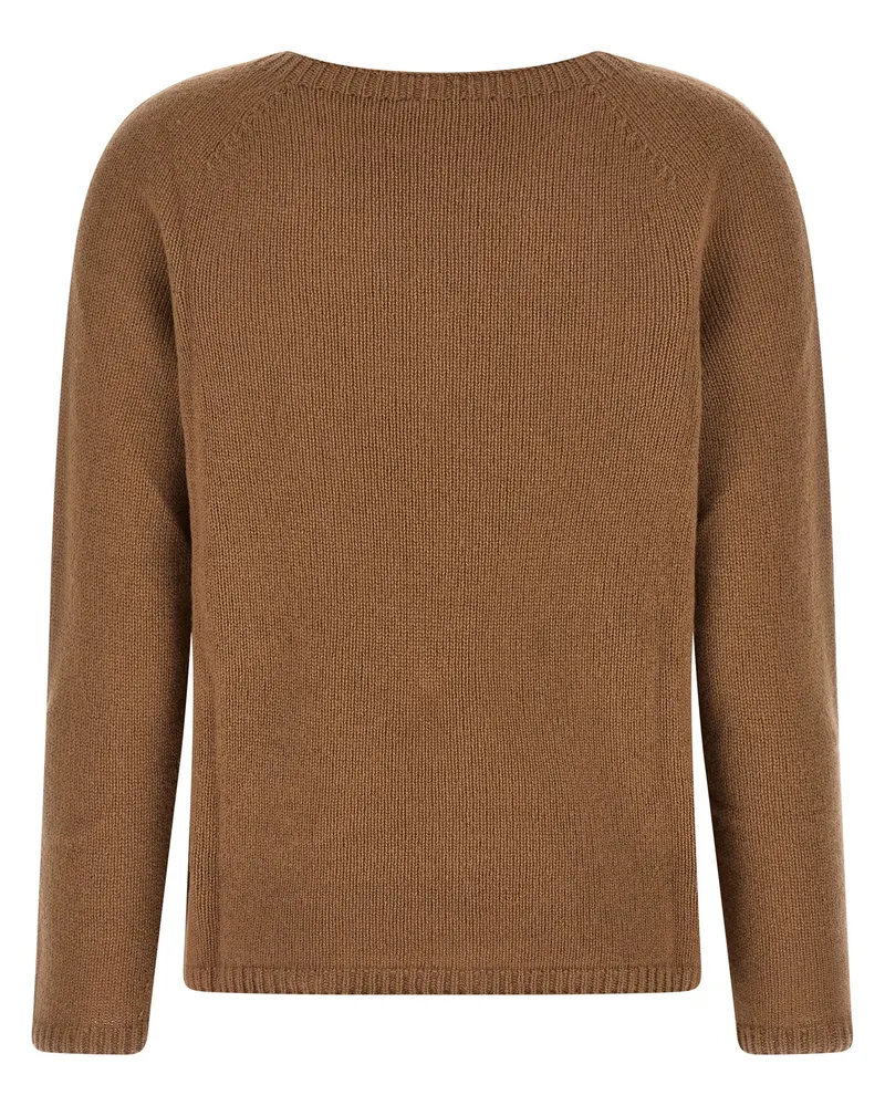 Max Mara Women's Brown Wool Cardigan Clothing Brown