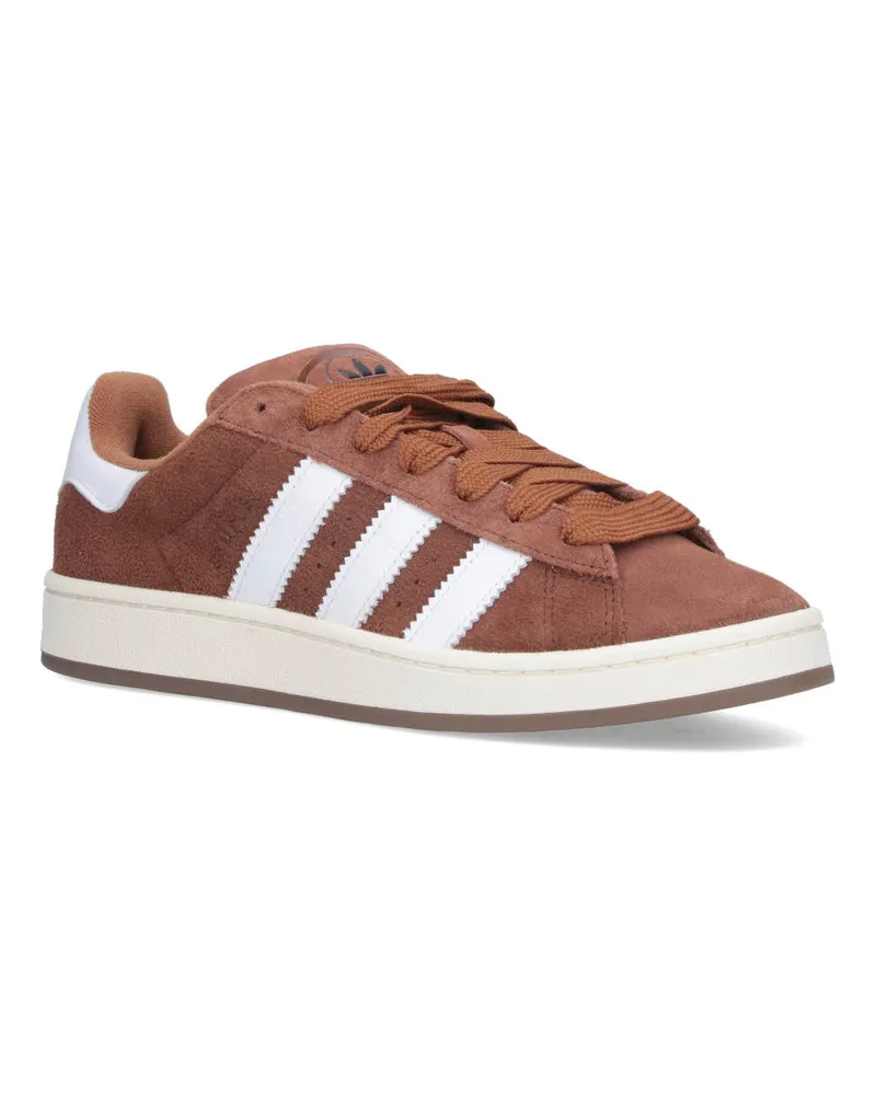 adidas Men's Sneakers Brown Leather Brown