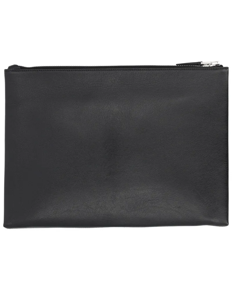 Tom Ford Men's Leather Clutch Bag Black Black