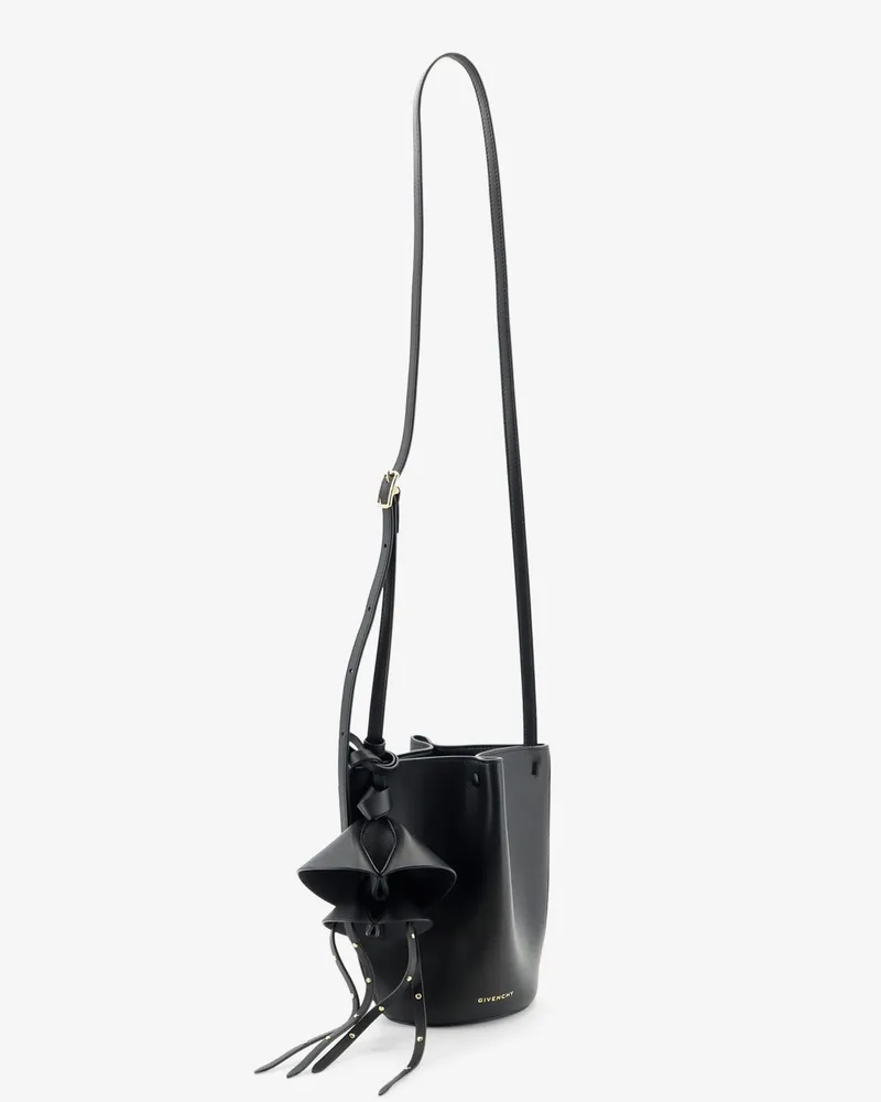 Givenchy Women's Crossbody Bag Nano Snap Leather Black Shoulder Black