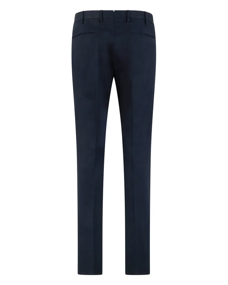 Slowear Men's Trousers Dark Blue Cotton Navy