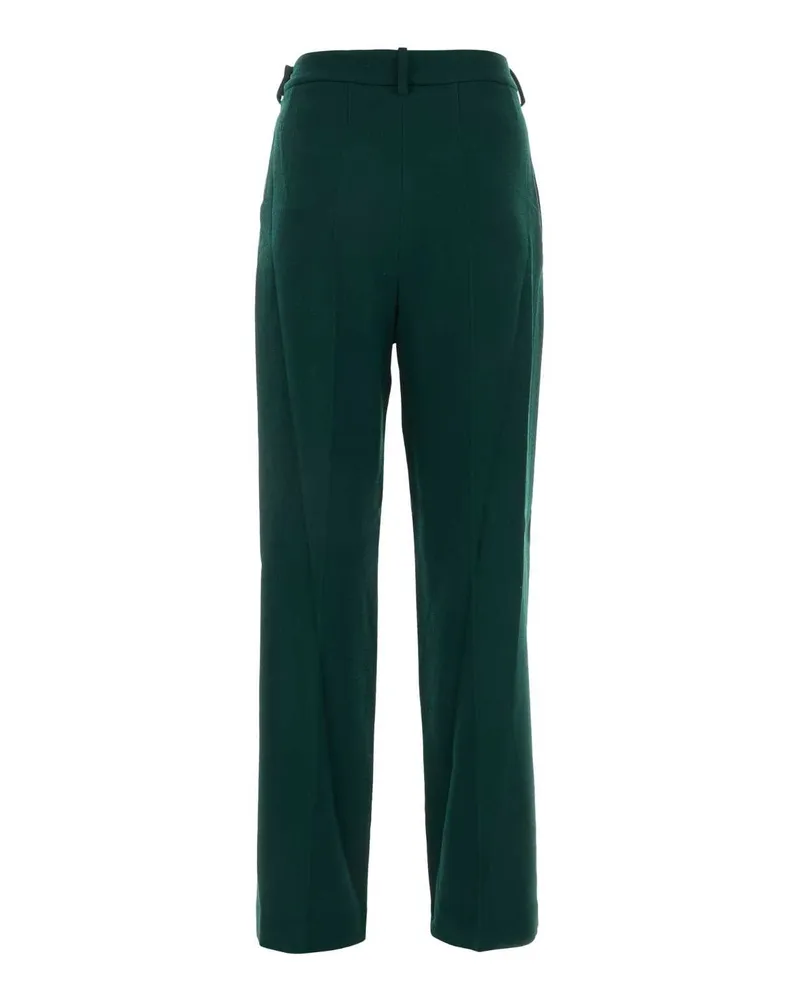 Alexandre Vauthier Women's Dark Green Wool Pant Cypressgreen Exterior: Pantaloni Trousers Green