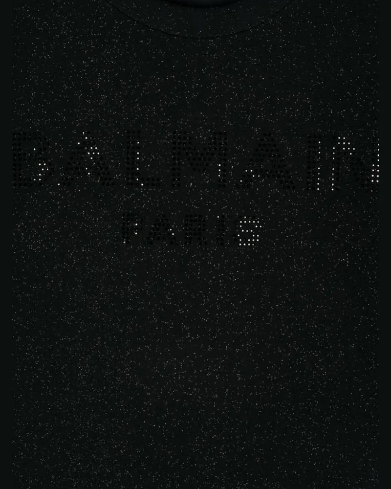 Balmain Technical Stretch T-Shirt — Black Black
