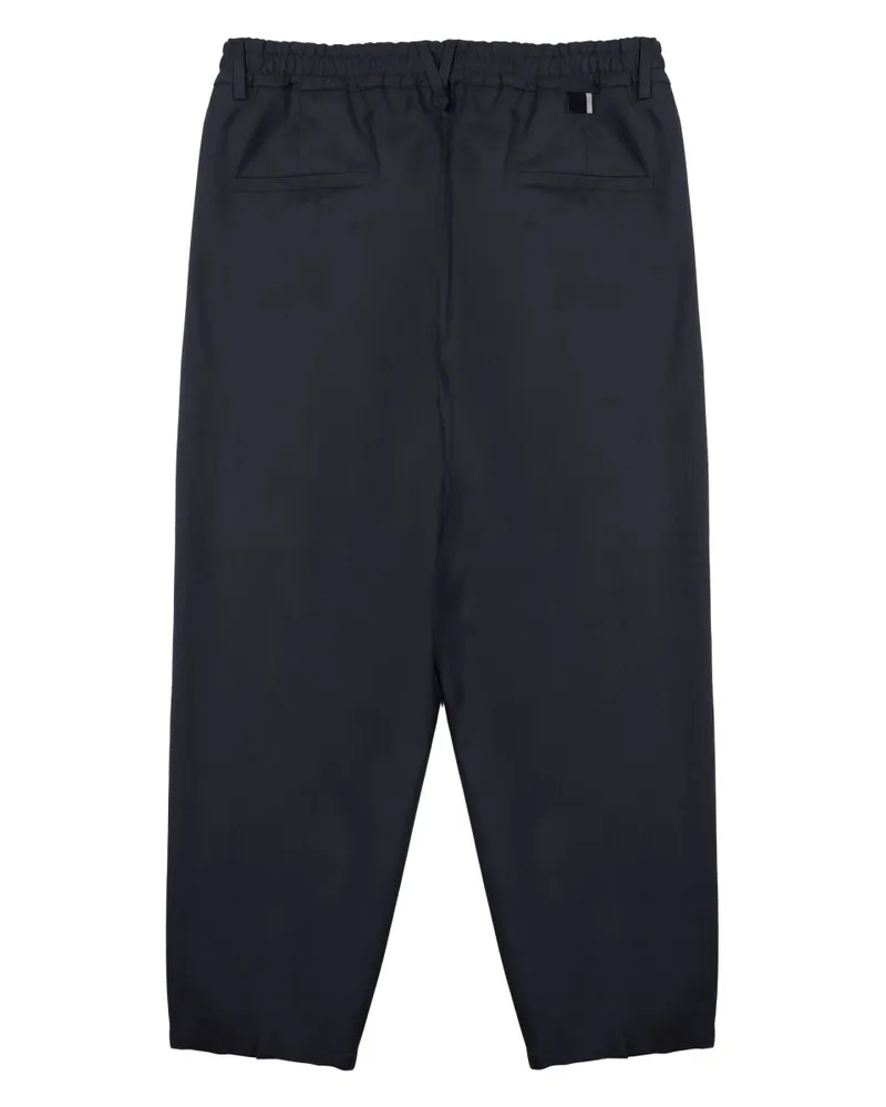 Low Brand Zen Tropical Trousers — Blue Blue