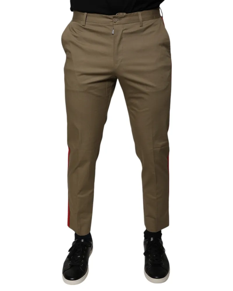 Dolce & Gabbana Tapered Trousers — Brown Brown
