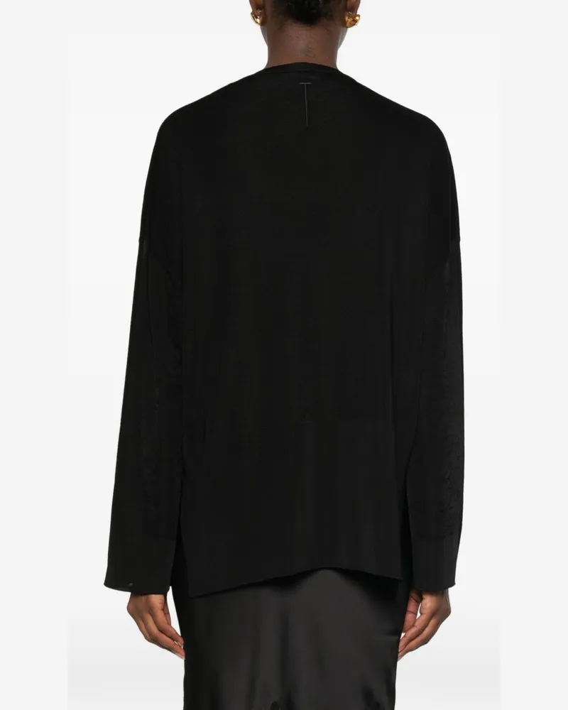 Tom Ford Wool V-Neck Sweater — Black Black