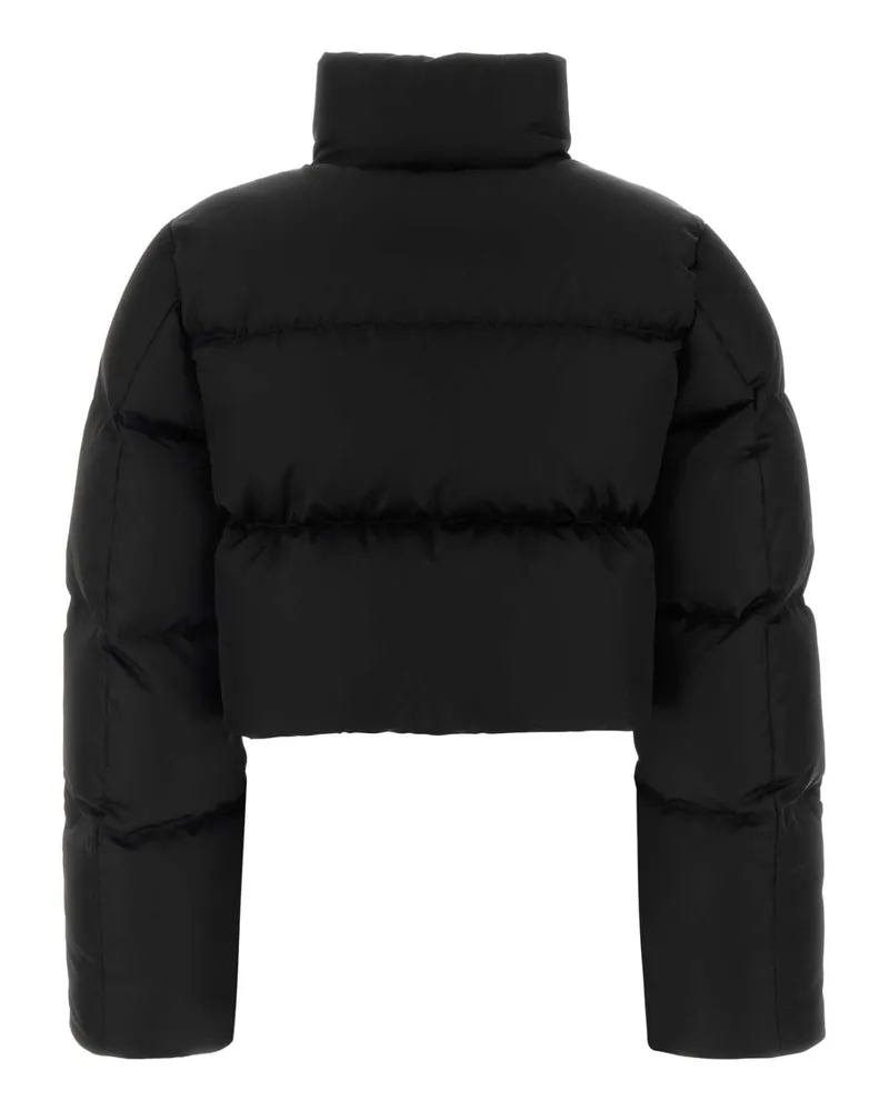 Prada Women's Black Re-Nylon Down Jacket Nero Piumini Black
