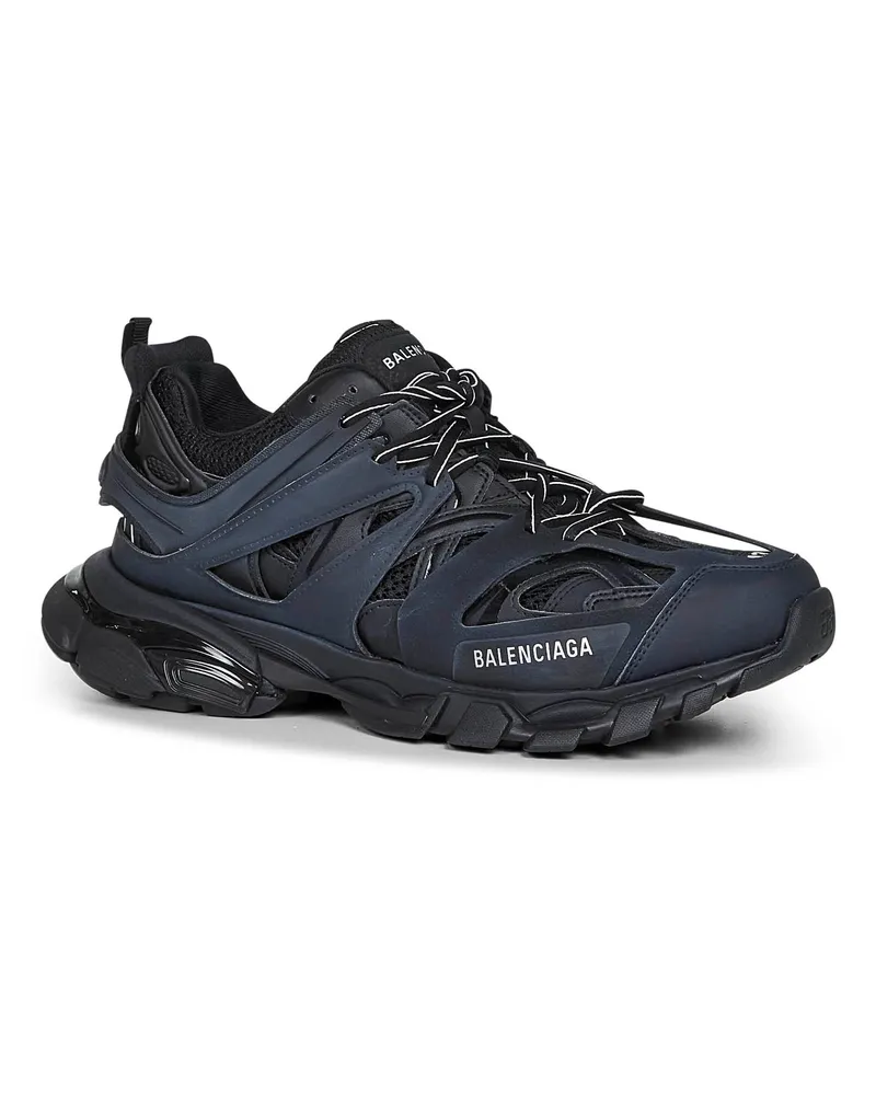 Balenciaga Men's Track Sneakers Black Mesh And Nylon Polyurethane Trainers Black