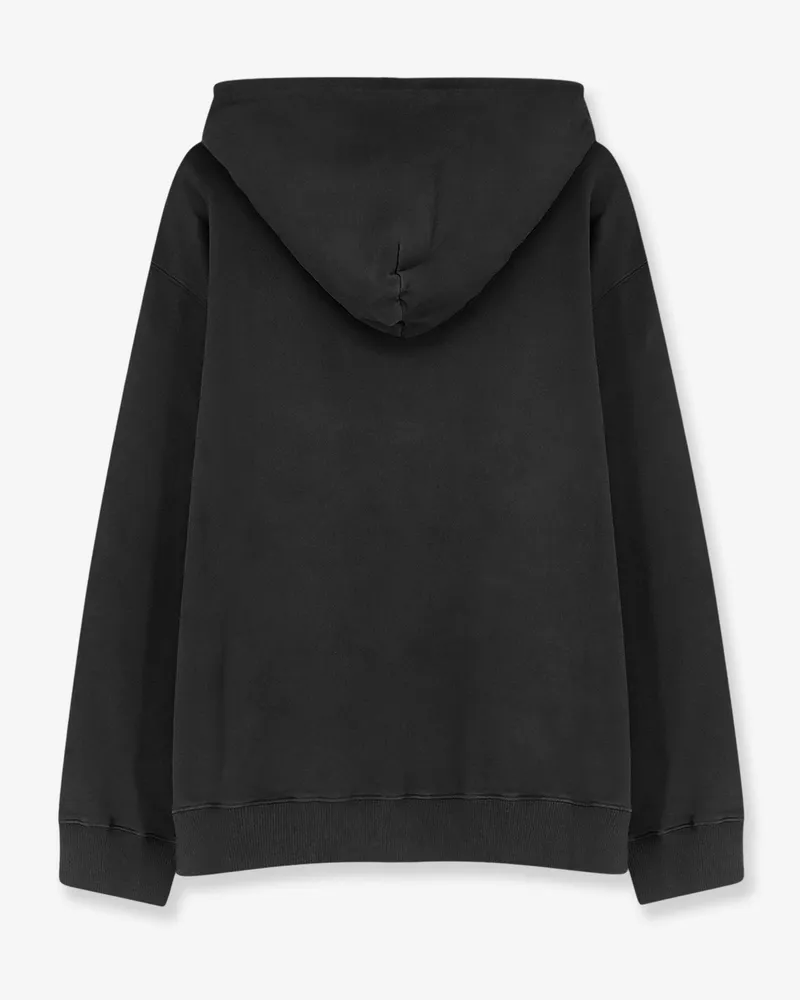 Maison Margiela Men Sweatshirt Organic Cotton Black Sweatshirts Sweater Black