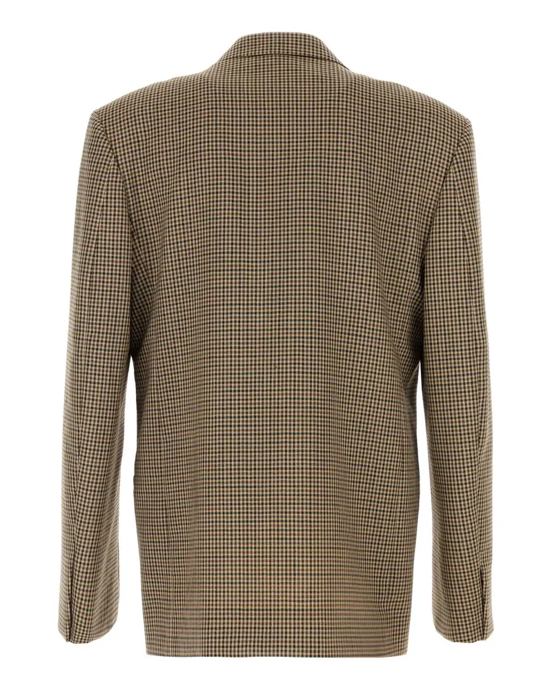 Gucci Men's Jacket Blazer Beige Wool Blazers Beige
