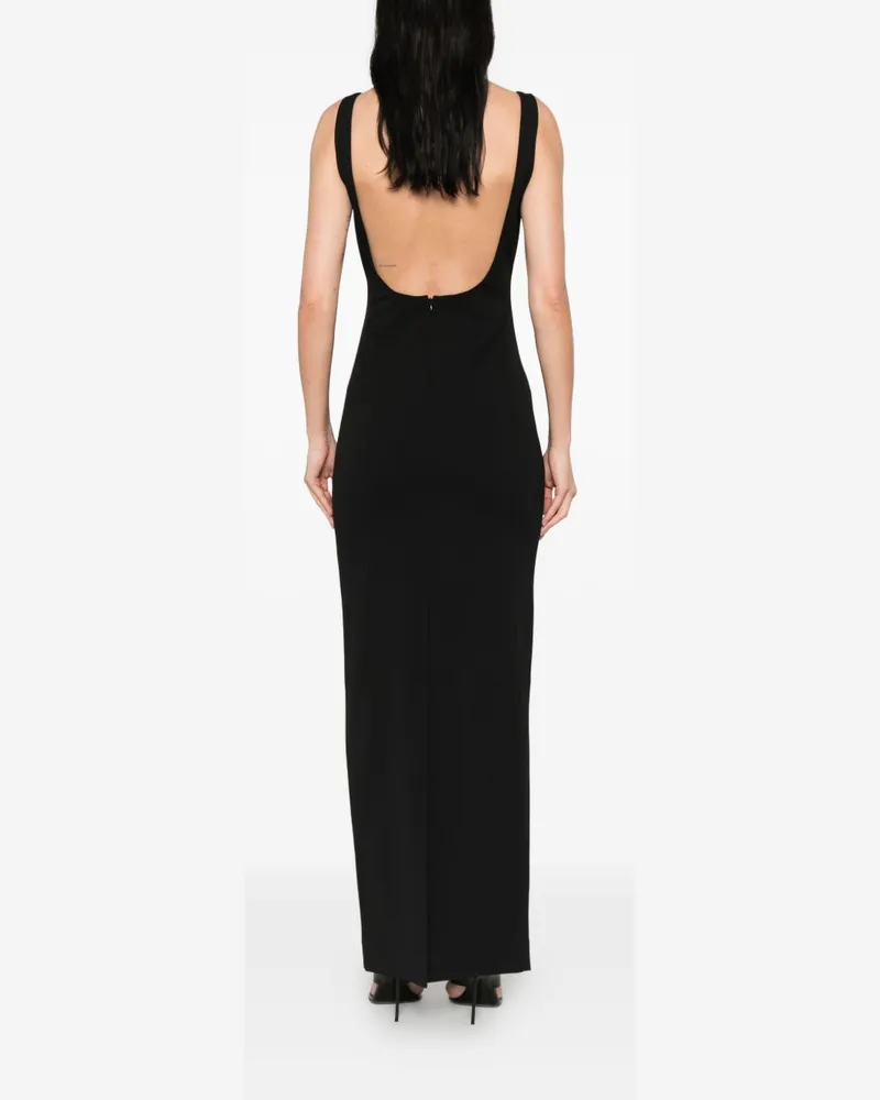 Solace London Aneila Maxi Dress — Black Black