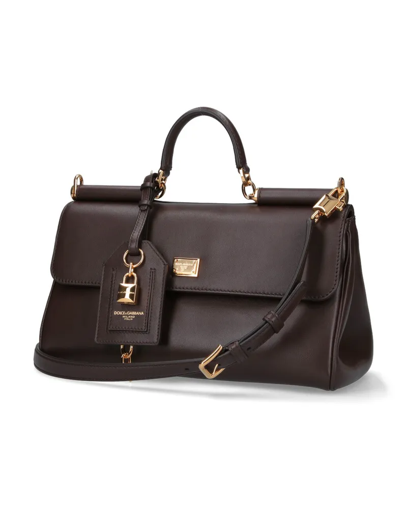 Dolce & Gabbana Women's Bags Brown Calf Leather Brown