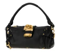 Women's Black Leather Paddington Shoulder Bag Borse A Tracolla