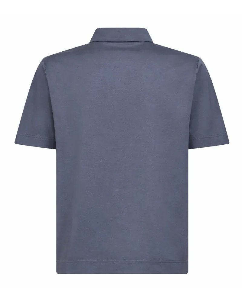 Blanca Women's Polo Shirt Grey Cotton Tops Gray