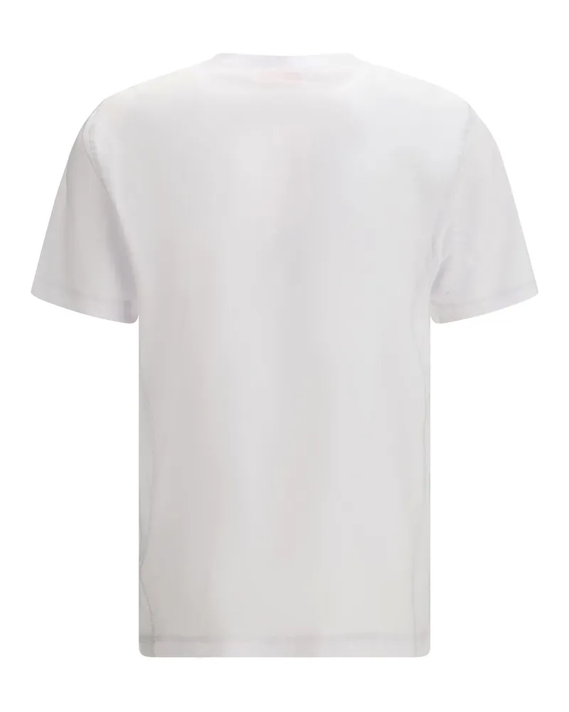 Diesel Organic Cotton Crew Neck T-Shirt — White White