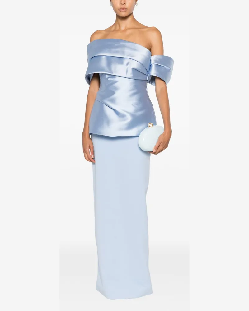 Solace London Lucine Dress — Light Blue Light