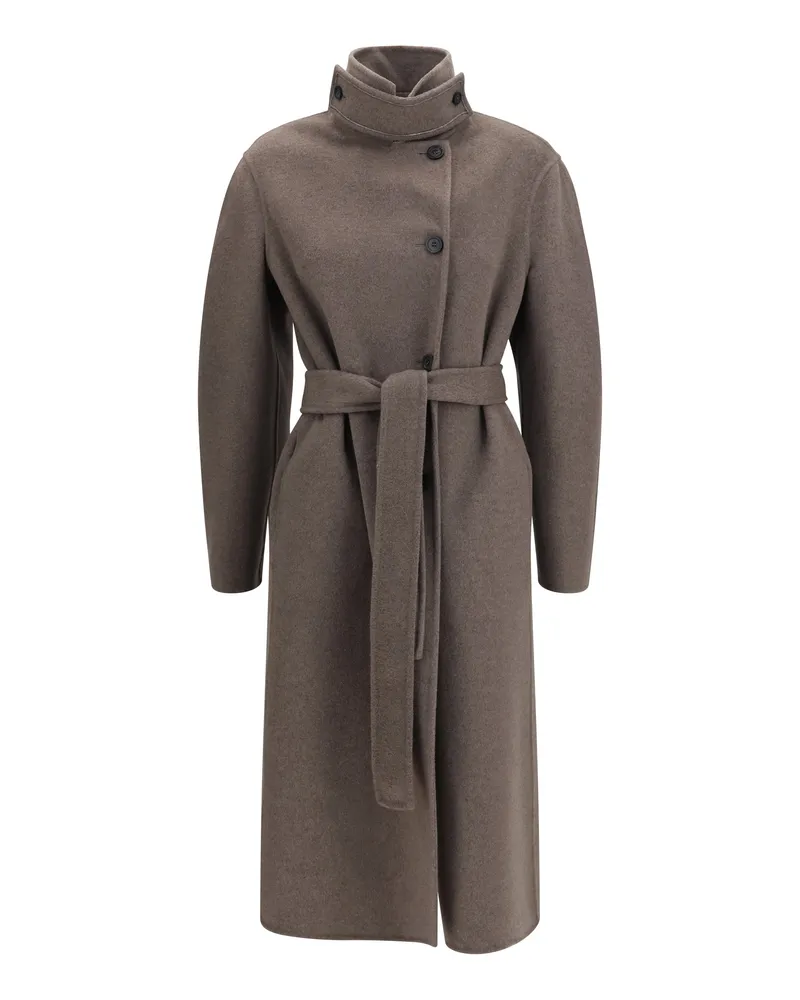 Fabiana Filippi Double-Faced Wool and Cashmere Coat — Gray Gray