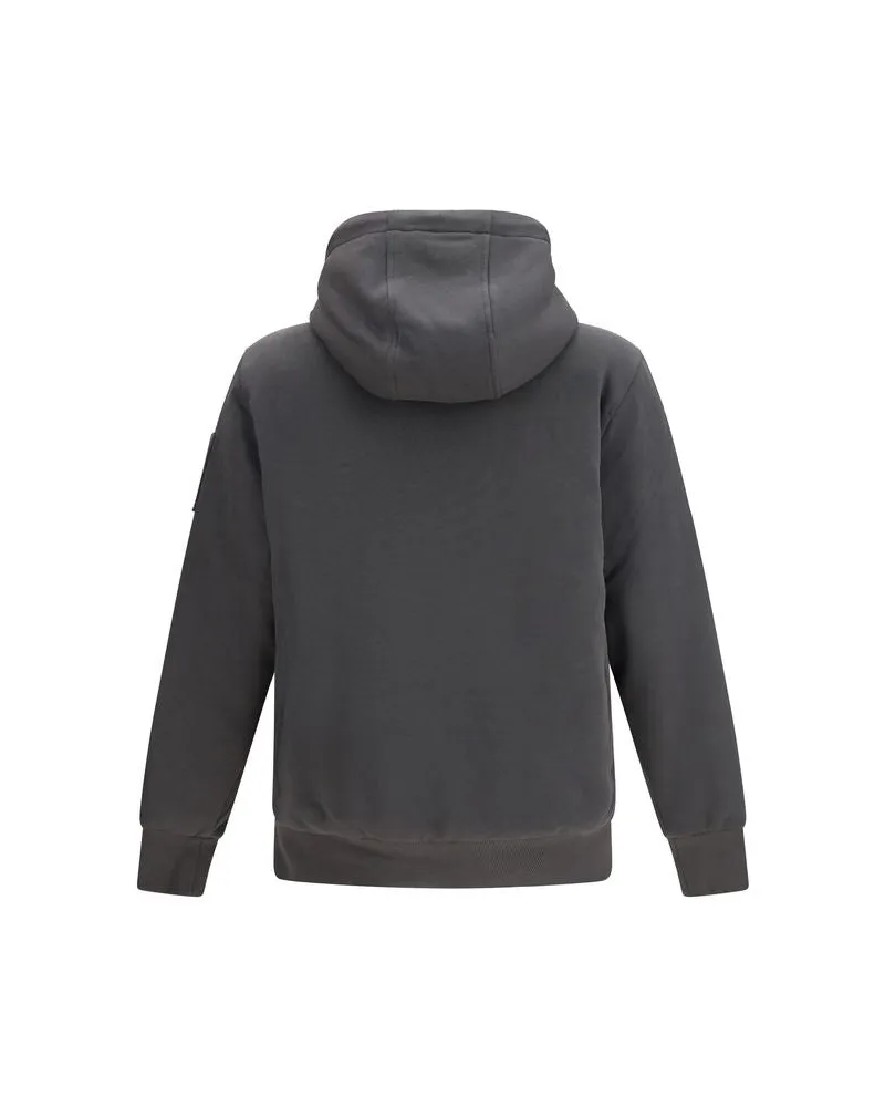 Moose Knuckles Men's Gray Polyester Sweatshirt Clothing Gray